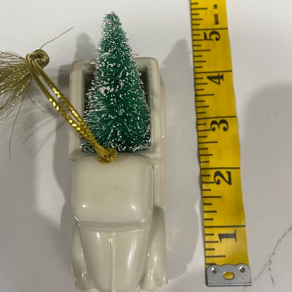 Lenox America by Design Holiday Truck with Tree Ornament Gold Trim - Picture 2 of 5